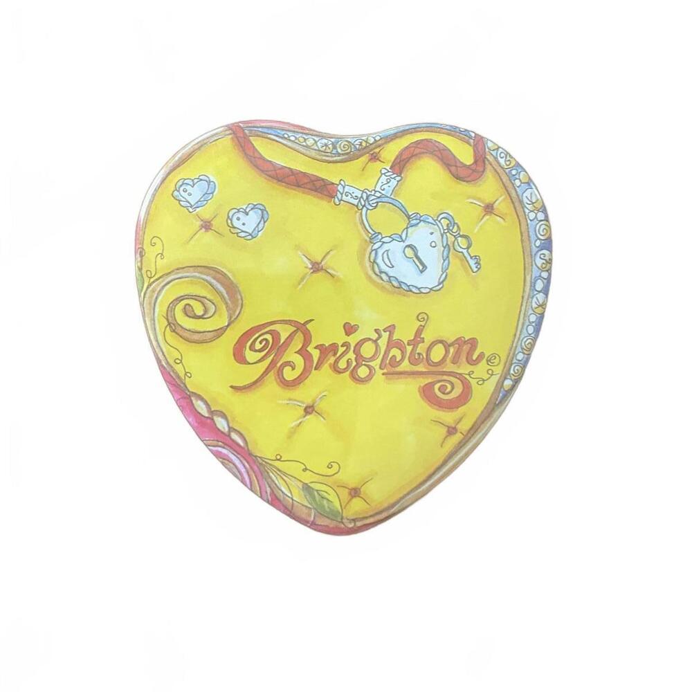 Vintage Brighton Heart Shaped Jewelry Box